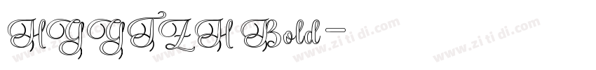 HGGTZH Bold字体转换